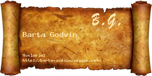 Barta Godvin névjegykártya